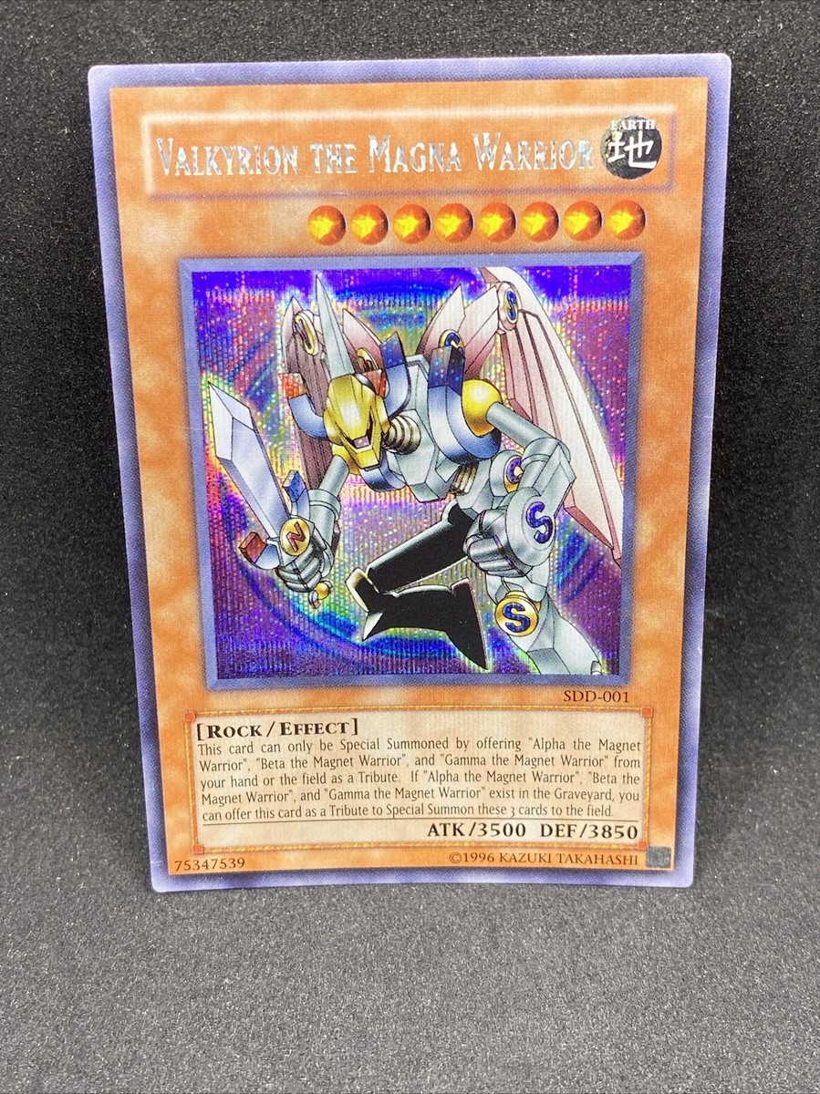 SDD-001 Valkyrion The Magna Warrior Prismatic Secret Promo NM Yugioh Card |  eBay