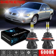 9007 6000k Led Headlight Bulbs For Pontiac Grand Prix 1997-2003 Hilo Beam Qty 2