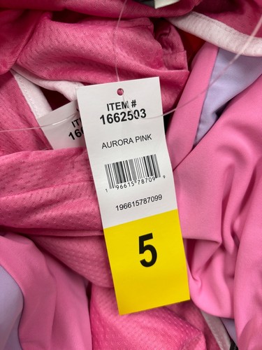 Eddie Bauer Little Girls 2 Piece Swim Set One Piece Swimsuit & Cover Up - PINK - Picture 15 of 17