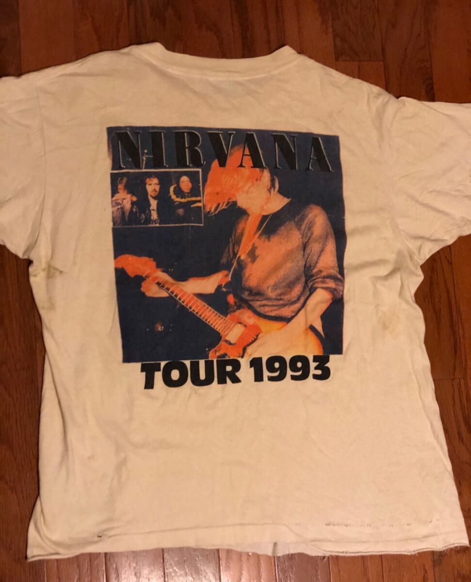 Vintage 100% Authentic Nirvana In Utero tour shirt from 12 Vintage 100% Authentic Nirvana In Utero tour shirt from 12