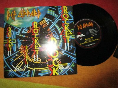Def Leppard    Rocket Label:   Bludgeon Riffola LEP 6 UK 7inch Vinyl Single 