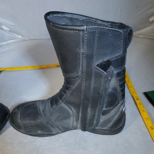 Tourmaster women's black motorcycle boots size 6.5 Breathable water proof - Picture 12 of 14