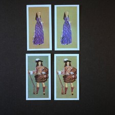 * Brooke Bond error / variety tea cards : British Costume 8 & 18