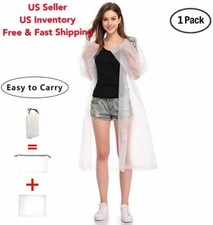 Portable Raincoat For Adults,reusable Rain Poncho With Hoods And Sleeves