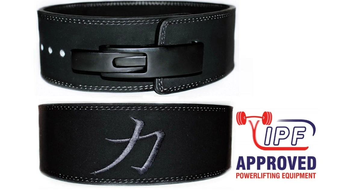 Strength Shop 13MM BLACK OUTPOWERLIFTING LEVER BELT - IPF APPROVED