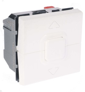 Livolo Touch-Rollladenschalter Mit Steckdose In Weiß