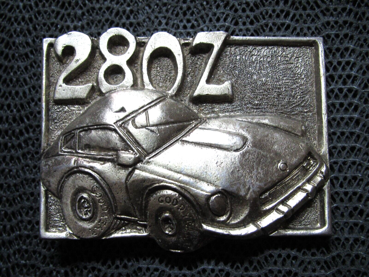 DATSUN 280Z SPORTS CAR BELT BUCKLE! VINTAGE! RARE! INSTYLE! 1980s
