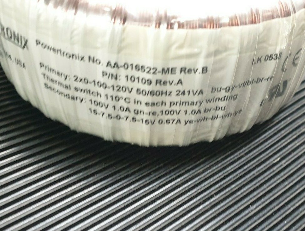 POWERTRONIX AA-016522-ME REV B TRANSFORMER (IN31S3)