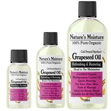 GRAPESEED OIL 100% Cold Pressed Unrefined, Organic, Pure & Natural Fast Delivery