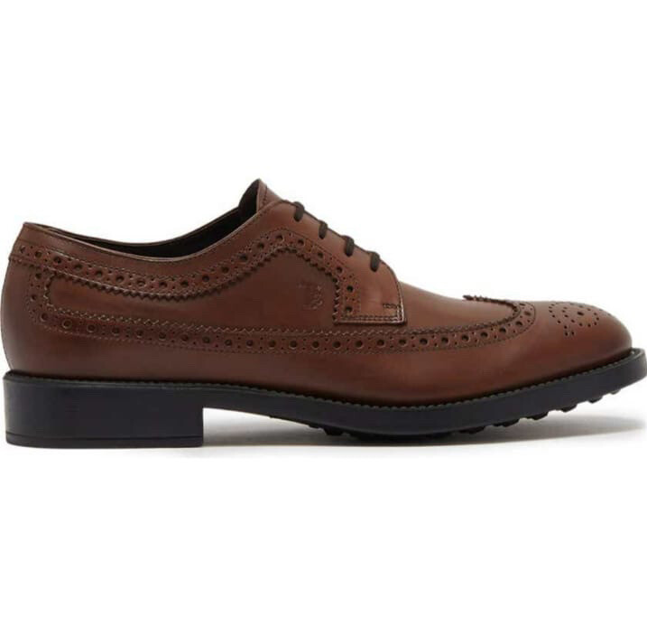 SAOLA Derby da uomo Tods Esquire Wingtip in pelle taglia 9 5
