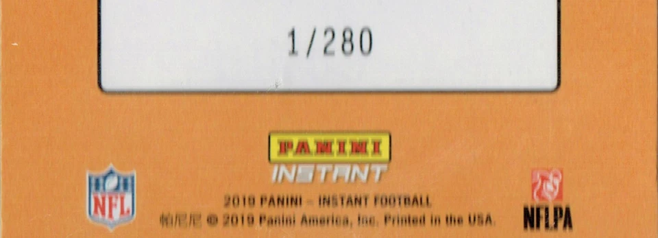 Easton Stick 2019 Donruss #39 Rated Rookie Retro 1/280 Rookie Card PGI 10 - Image 2 of 2