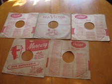  25 78RPM RECORD SLEEVES
