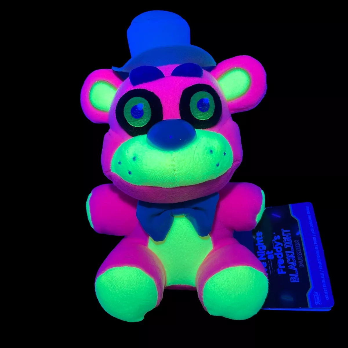 Funko Five Nights at Freddy's: Plush – Freddy Blacklight (Pink)