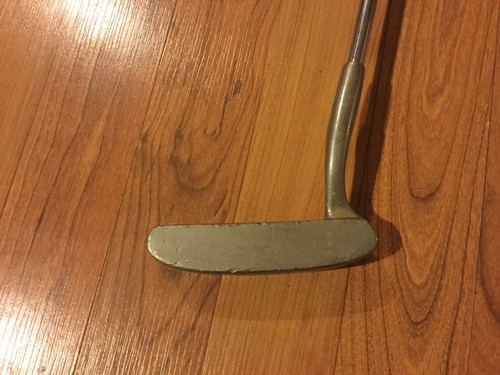 24 KT Gold Plated Vintage Golf Club Putter 35 Inch NOT GOLD - Picture 3 of 8