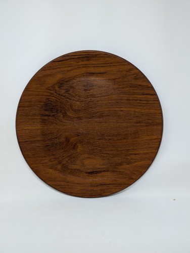 NEAR MINT! 13½" Dansk Teak CHARGER Plate Vintage MCM Platter Wood Round