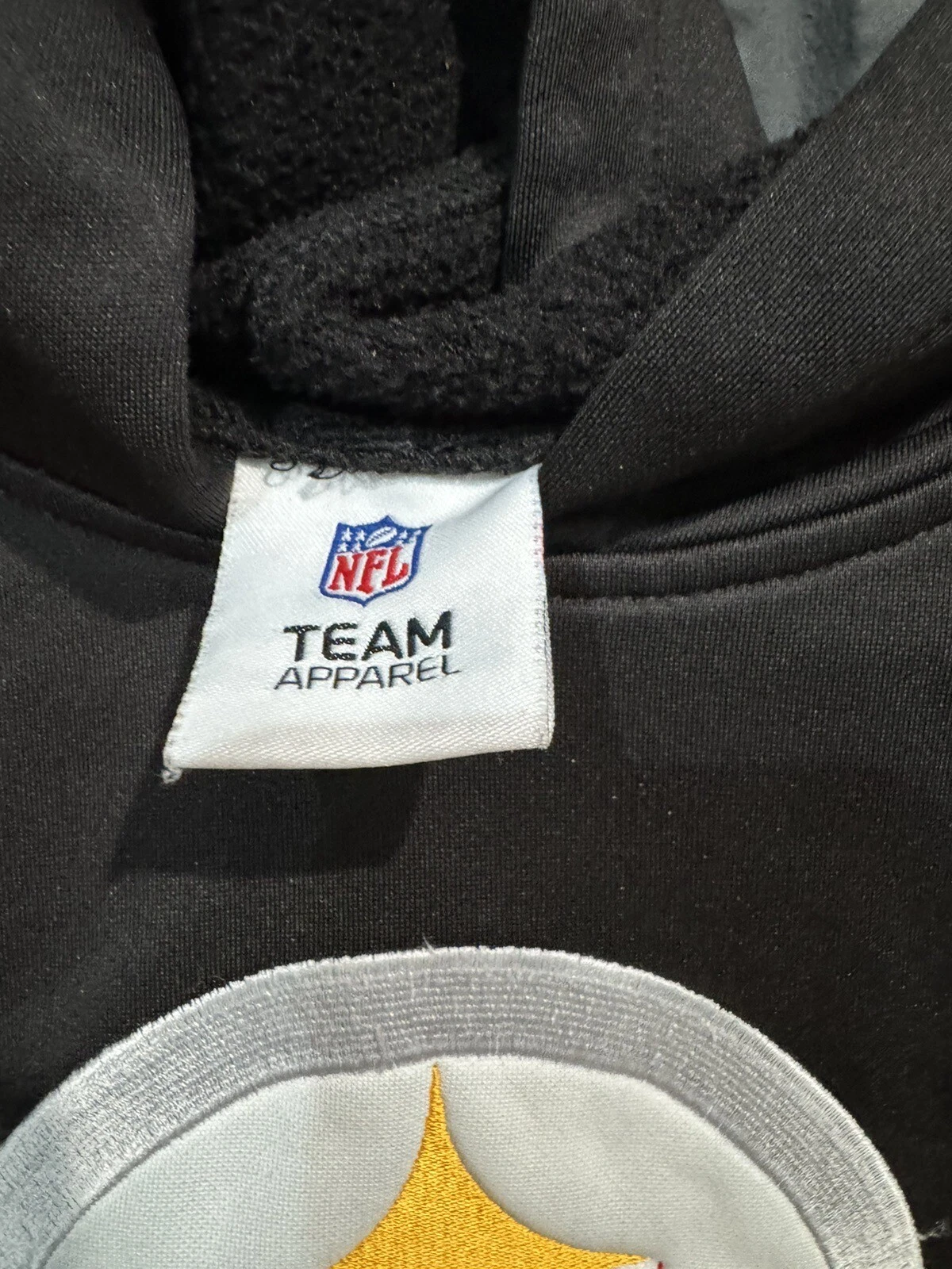 VETEMENTS Felpa con cappuccio maglione abbigliamento squadra calcio NFL Pittsburgh STEELERS 12 14