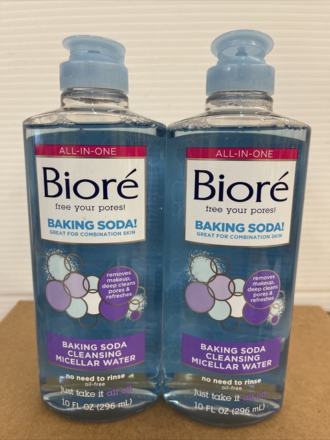 biore baking soda micellar water