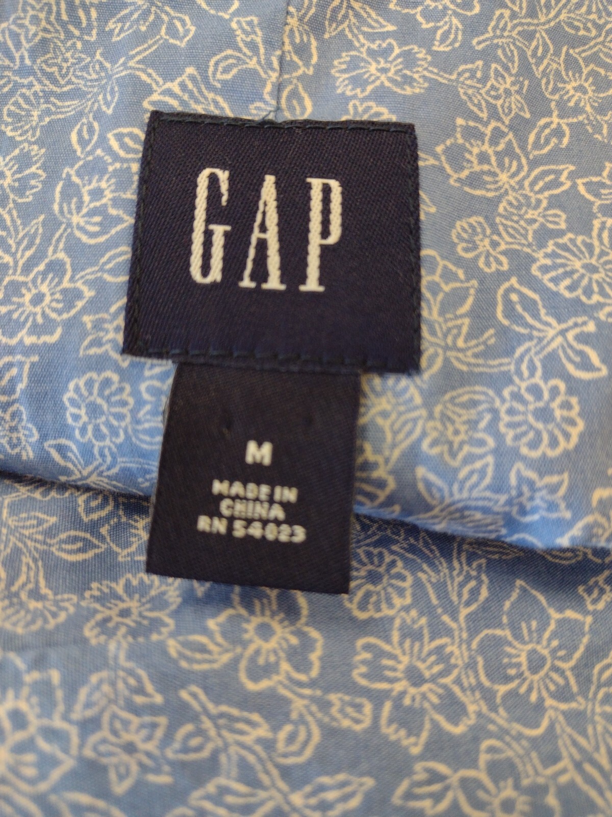 Gap Trench Coat Woman's Size Medium Button Dark  … - image 8