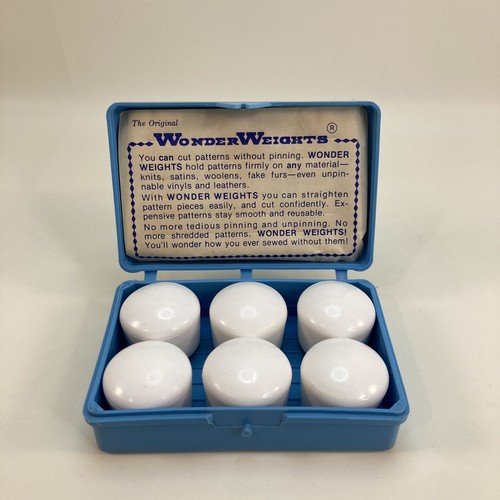 Original WUNDERGEWICHTE 6-teiliges Set Box mit Muster & nicht anheftebaren Materialien Nähen - Bild 1 von 11