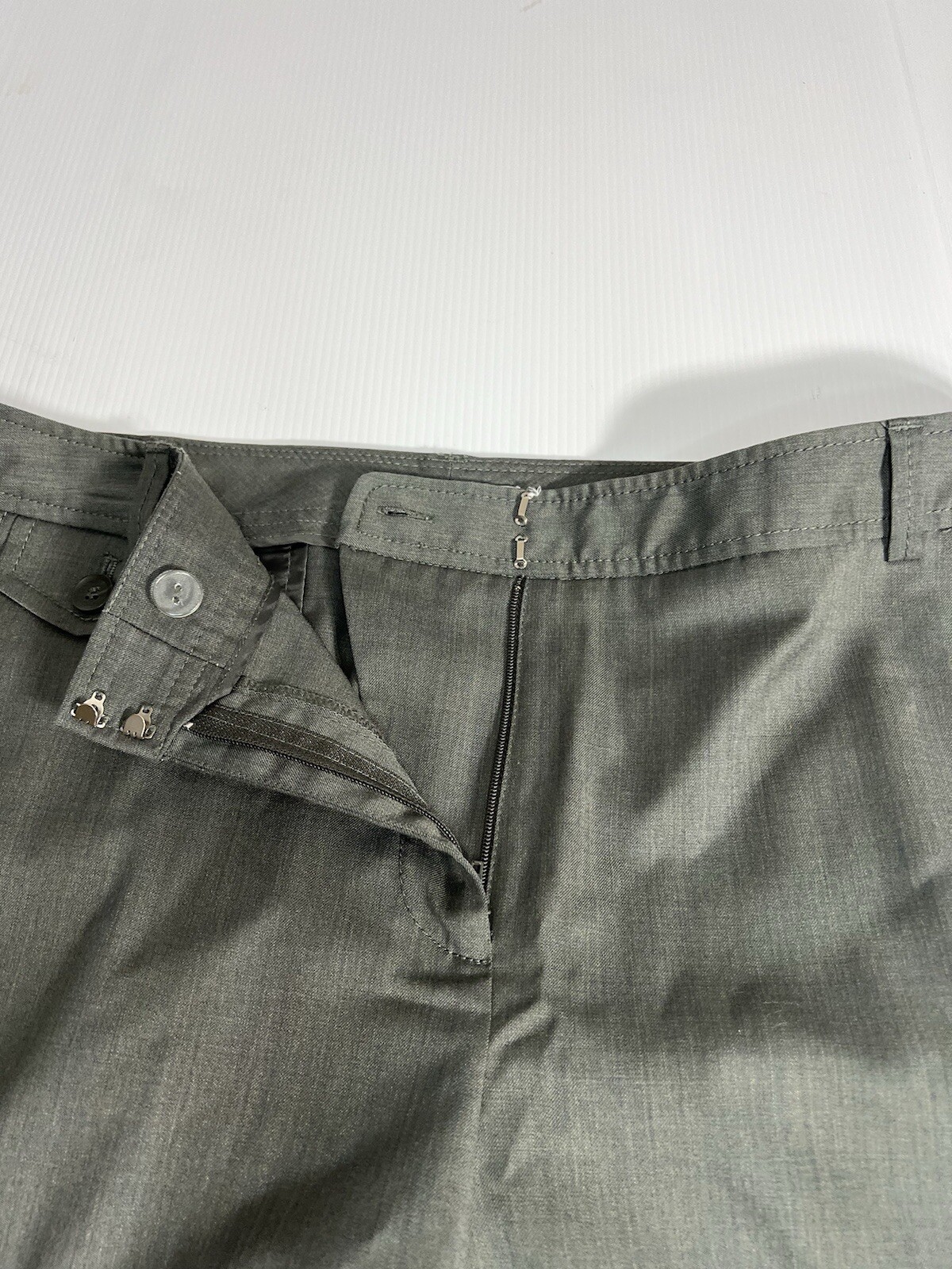 Pendleton  Women’s Gray Wool Flat Front Trousers … - image 10