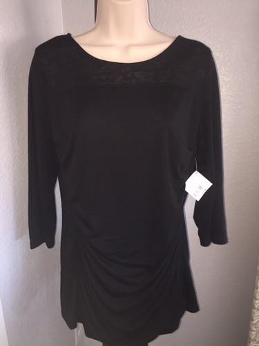 Maglia donna stile JW nera fondo arricciato grande burnout nuova con etichetta - Foto 4 di 6
