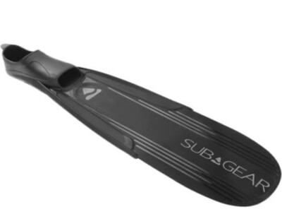 Subgear Stream Pro Full Foot Free Diving Fins Size: US 5.5/6 EU 38/39