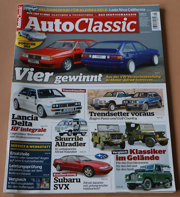 Auto Classic 5/2023 VW Scirocco, Porsche 959, Lancia Delta HF Integrale, Land Ro