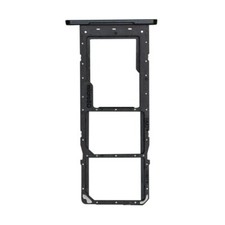 SIM microSD Card Tray Dual for Samsung Galaxy A14 Black Cell Phone Repair Part