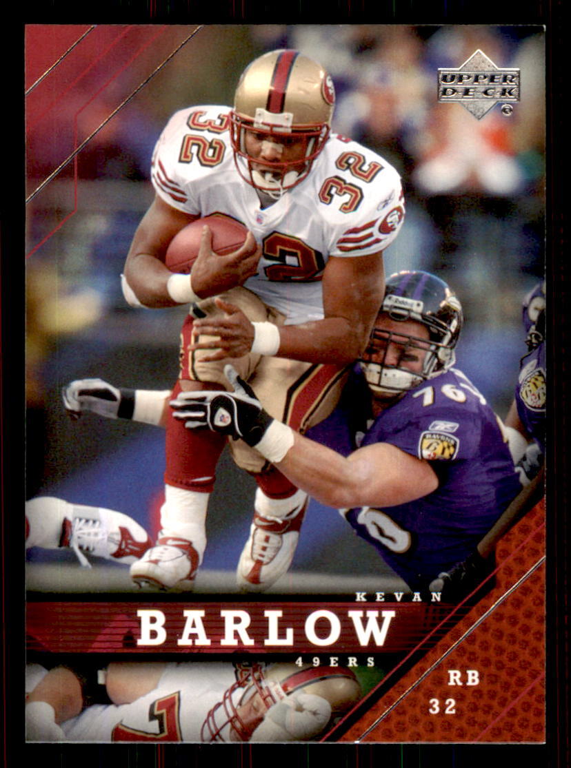 2005 Upper Deck #157 Kevan Barlow San Francisco 49ers