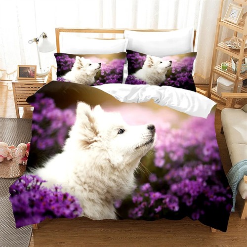 Ultra Soft Duvet Cover Set Cat Dog Bulldog Quilt Covers Single Double Queen King - Picture 14 of 21