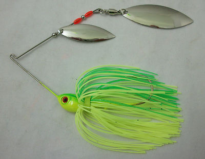 ELITE SPINNERBAIT  3/8oz  LIME GREEN & CHARTREUSE