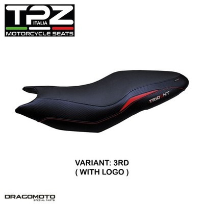 TRIUMPH TRIDENT 660 2021-2025 Sattelpolsterung TTRD66G-3RD-1 TPZ rot CON LOGO