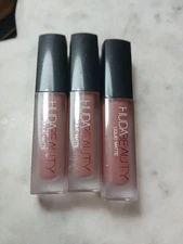LOT OF 3 HUDA BEAUTY MINI LIQUID MATTE LIPSTICK SEALED