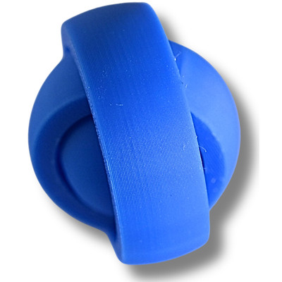 Gyro Fidget Spinner   Blau, PLA
