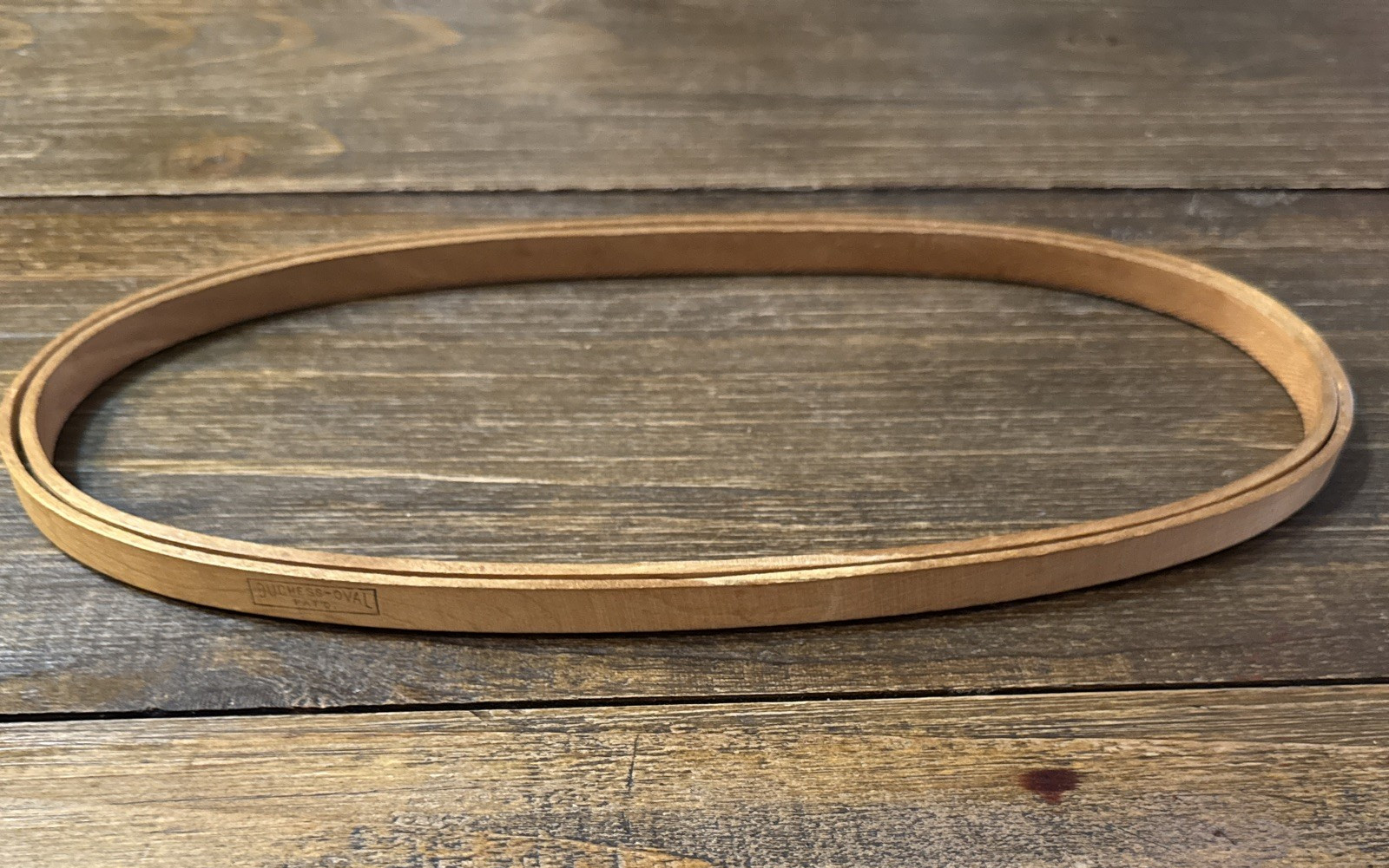 Hoop Wooden 12 X 6 Inches Felt Lined Made In Usa