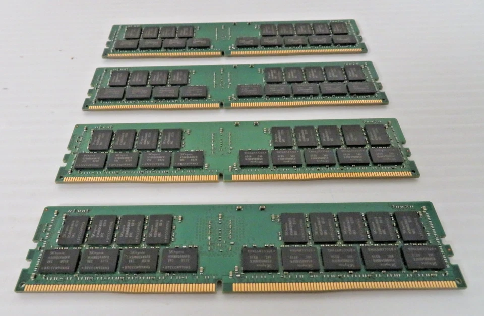 SK Hynix 128GB (4x 32GB) 2Rx4 PC4-2666V DDR4 ECC RAM HMA84GR7AFR4N-VK - Image 2 of 3
