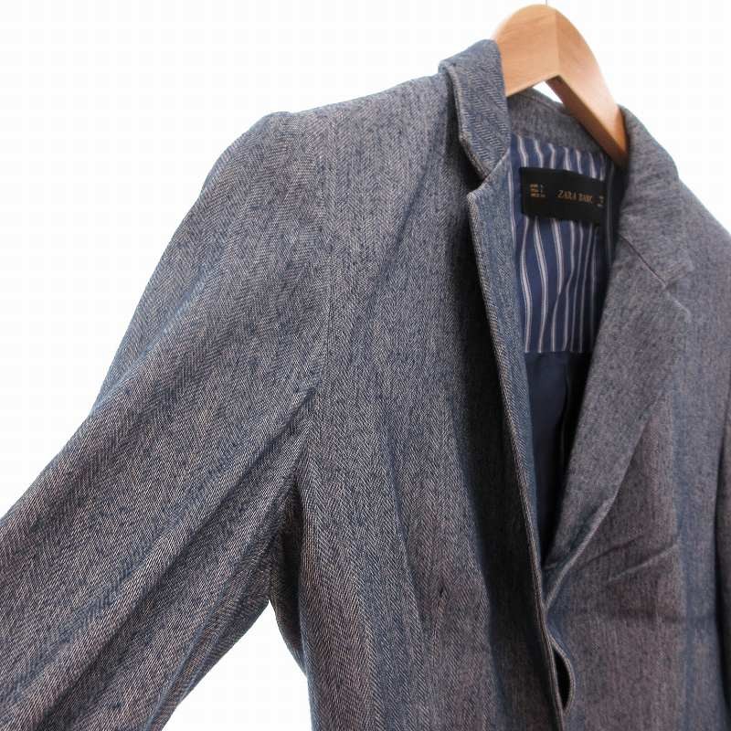 ZARA BASIC Tailored Jacket Single Fully Lined L G… - image 3