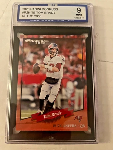 2020 Panini Donruss #R2K - TB Tom Brady Retro 2000  PSA 9 Mint.