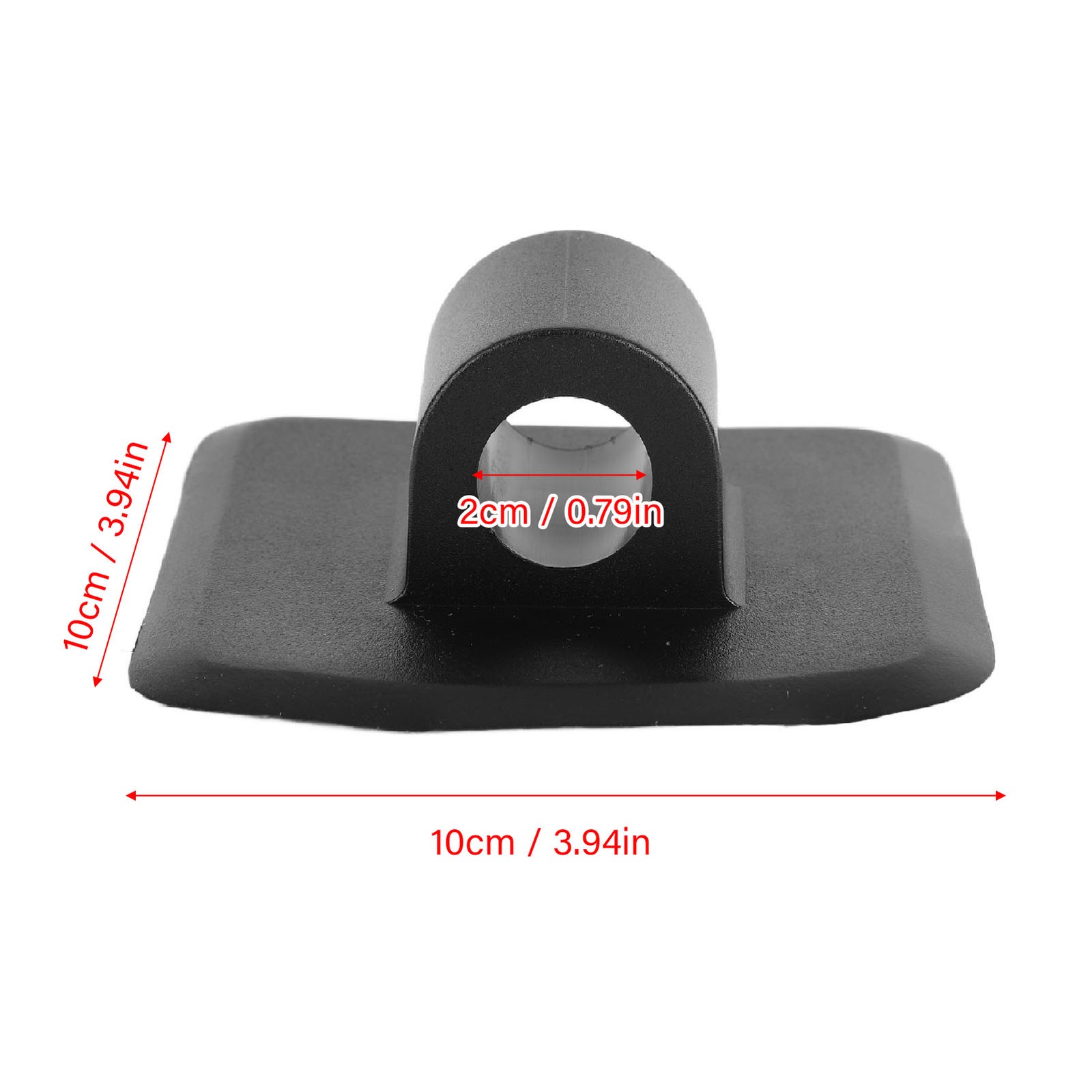 ¸(Black)3Pcs Boat Motor Bracket Buckle PVC Fixed Motor Stand Rope Holder AS