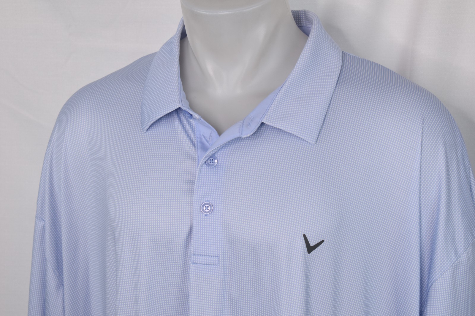Polo Shirt Blue Print
