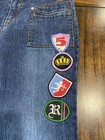 Pink House blue denim Jeans patches girls women’s ladies size 14 — photo 1