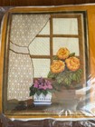 Vintage The Creative Circle Kit 1514 Windowpane Sampler 1982 12 X 16 Stamped — photo 2