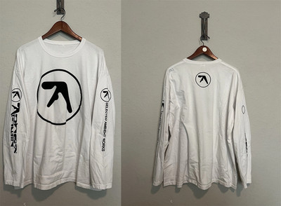 Aphex Twin Long-Sleeve White Men's Shirt Sizes S-5XL Gift