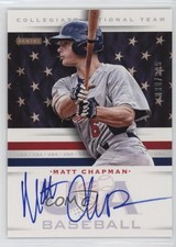 2013 USA Baseball Box Set Collegiate National Team /399 Matt Chapman #6 Auto o7m