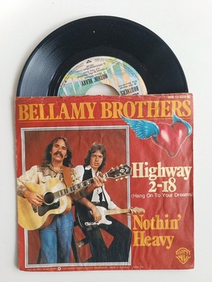 Bellamy Brothers - Highway 2-18 (1976) Vinyl 7'' Single VG ++