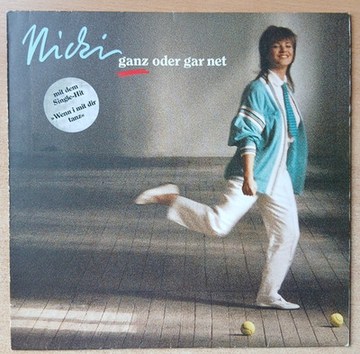 -0348- Nicki - ganz oder gar net -12''-Vinyl-LP- vg+