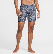 Nike Swim Men's HydraStrong Jammer Swimsuit Size 30 Black NESSF028-001 Nwt