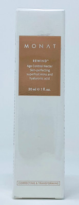 Monat Rewind Age Control Nectar Skin-Perfecting Superfruit AHAs 1 oz  New Sealed