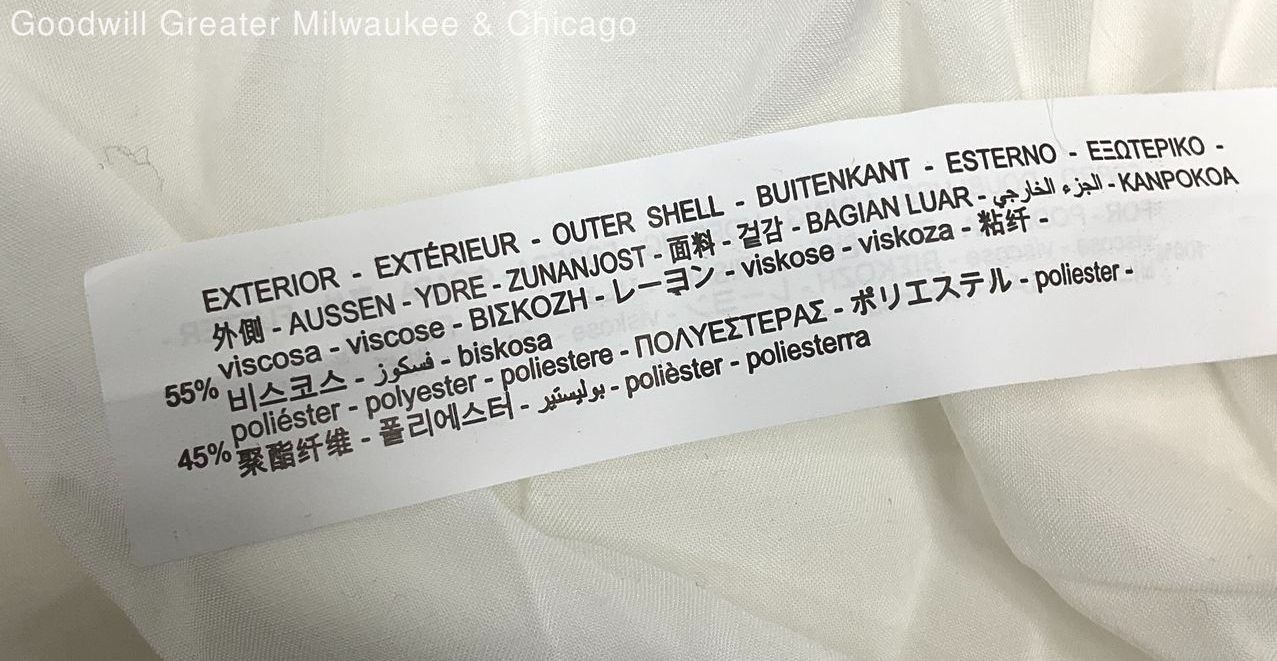 NWT ZARA Women's Ivory Long Sleeve Dress Shirt Size Medium thumbnail 4