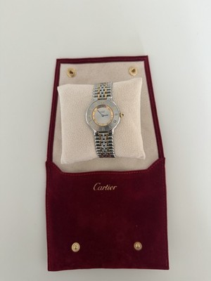 Cartier Must de Cartier 21 Two-Tone Swiss Quartz 24-27.9mm Watch (NEEDS SERVICE)
